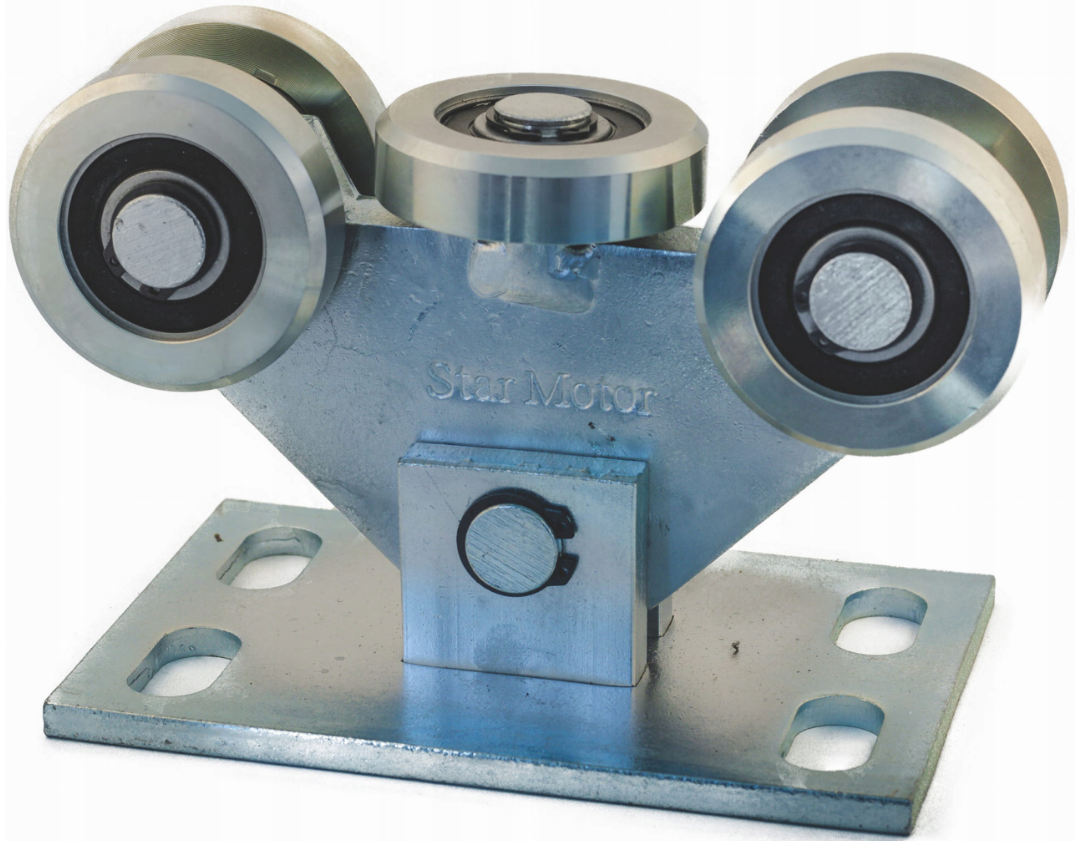 Complete Sliding Gate Kit | 2x 5-Roller Adjustable Carriage | Load capacity 500kg | Set