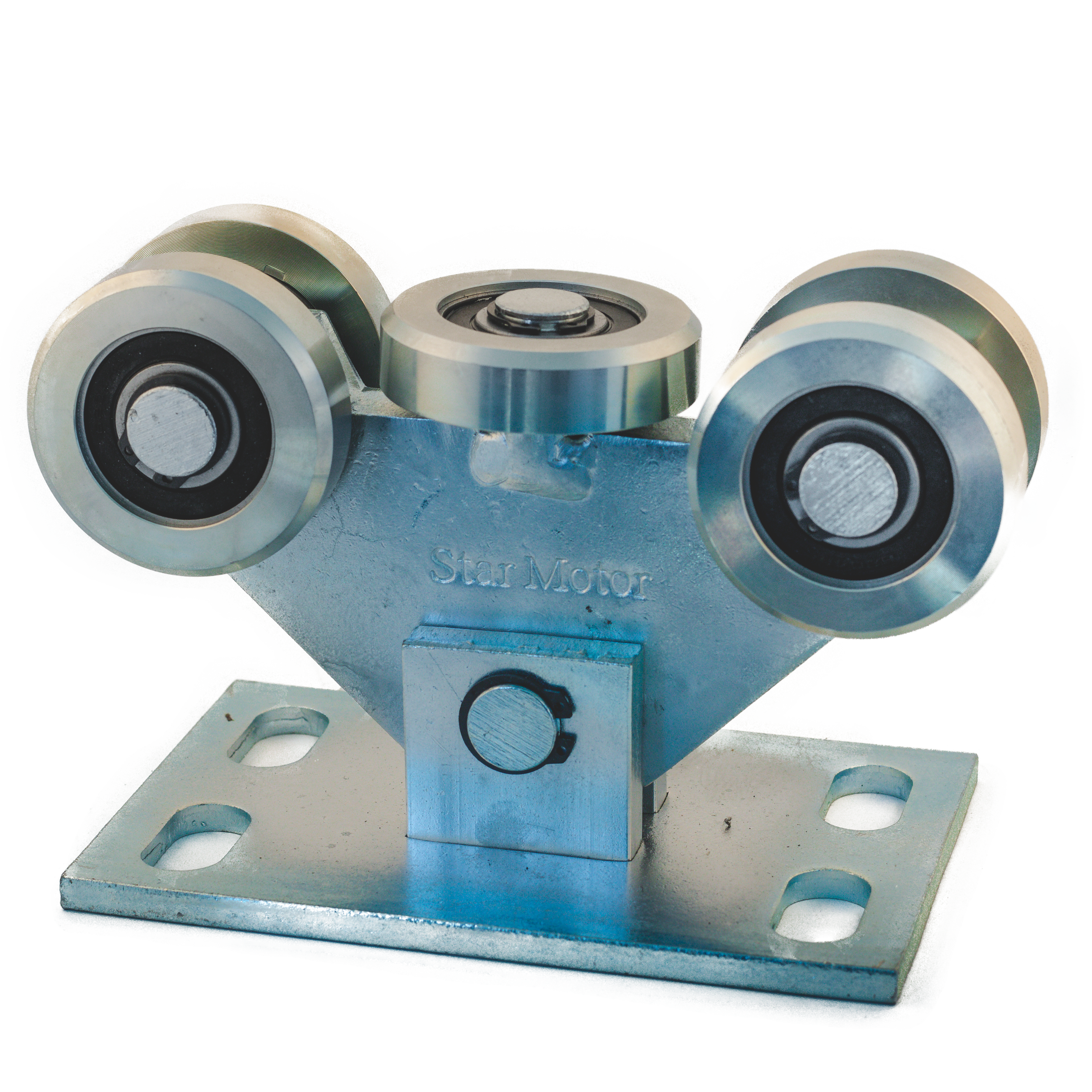 5-Roller Fixed Height Gate Cart Galvanized Steel | 80x80 Profile | 500kg Capacity | 60.002