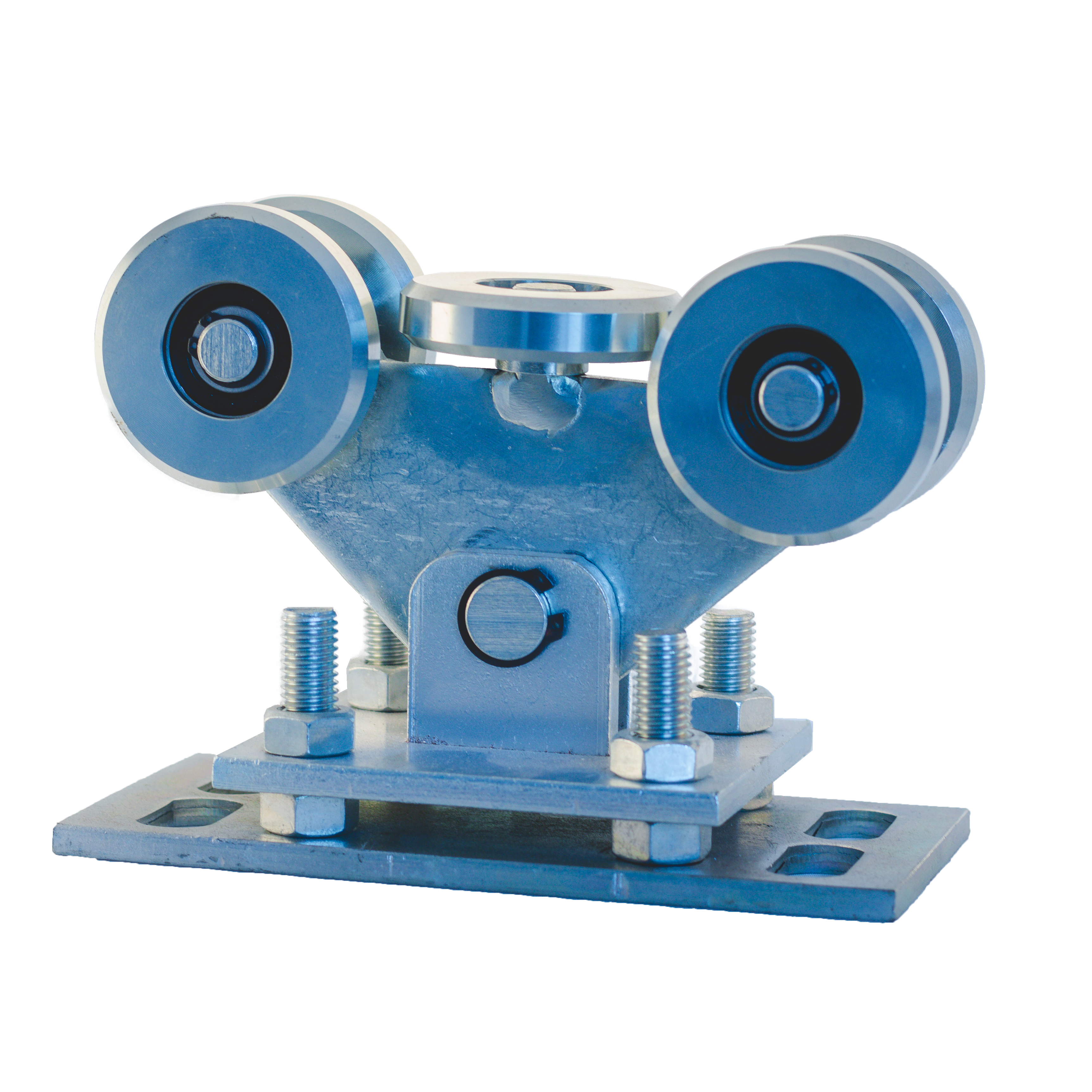 5-Roller Adjustable Gate Cart Galvanized Steel | 80x80 Profile | 600kg Capacity | 60.001