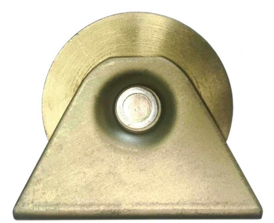 Gate Roller Galvanized with Base | 78x20mm Pipe 3/8" | RT-T78