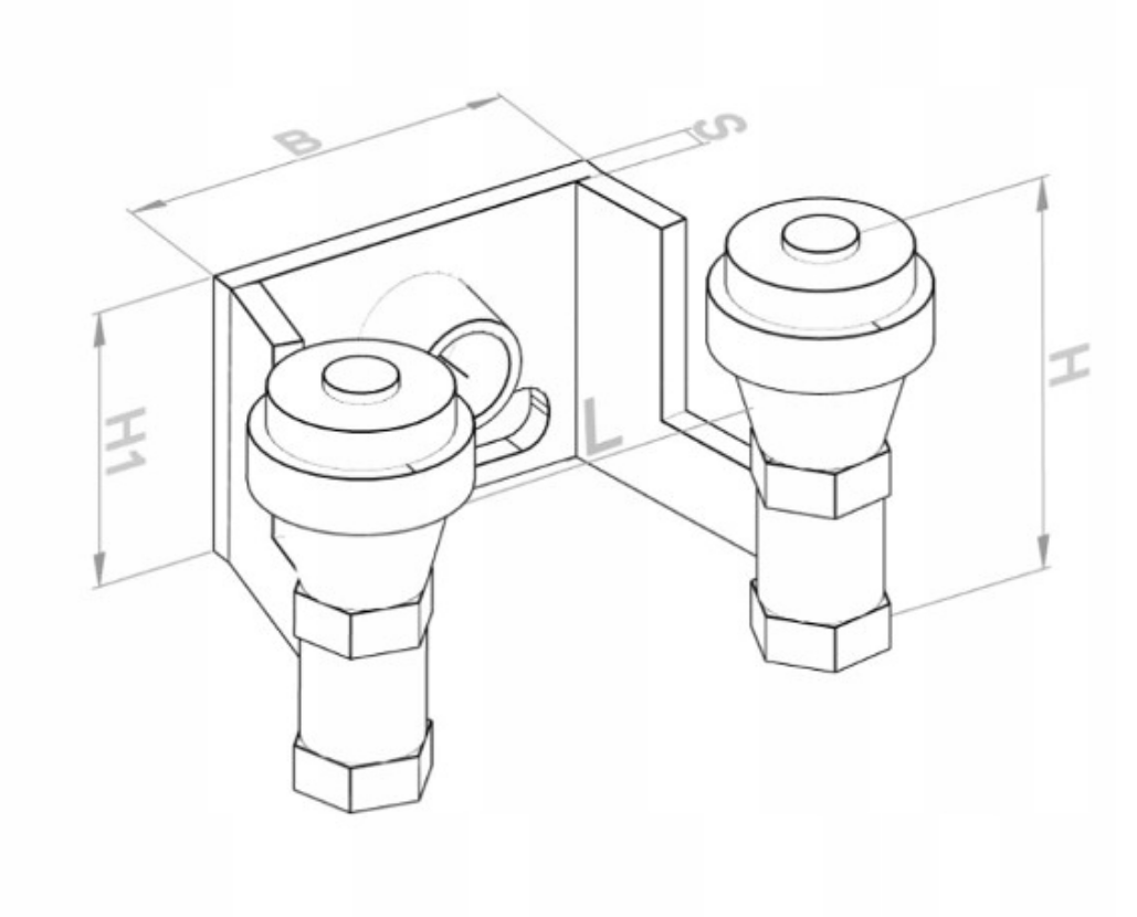 Complete Sliding Gate Kit | 2x Gate carriage 5-roller Swivel | Load capacity 500kg | Set