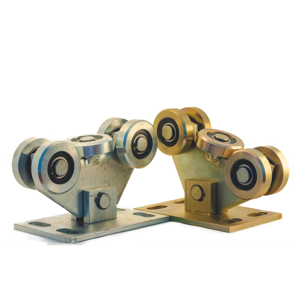 5-Roller Fixed Height Gate Cart Galvanized Steel | 80x80 Profile | 500kg Capacity | 60.002