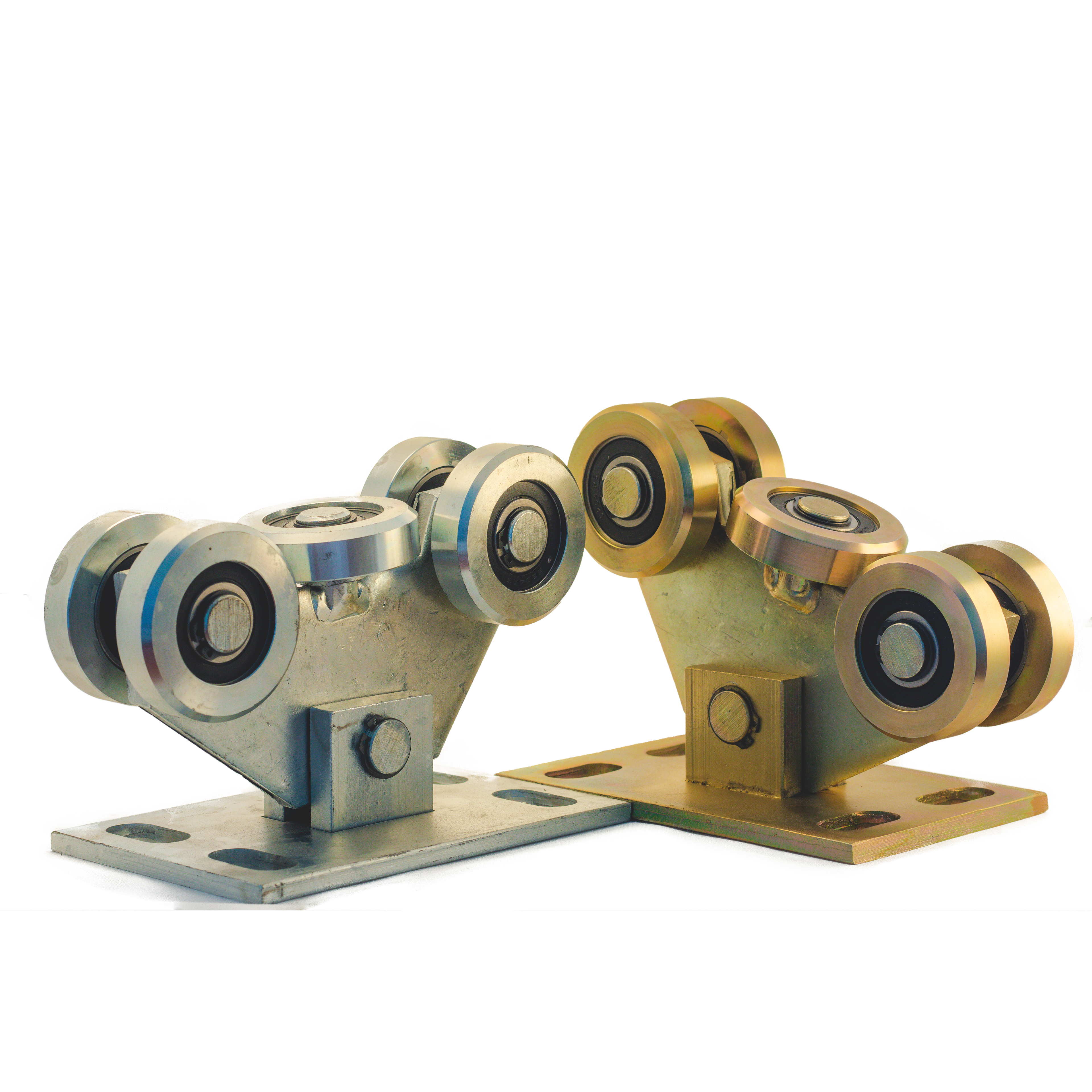 5-Roller Fixed Height Gate Cart Galvanized Steel | 80x80 Profile | 500kg Capacity | 60.002