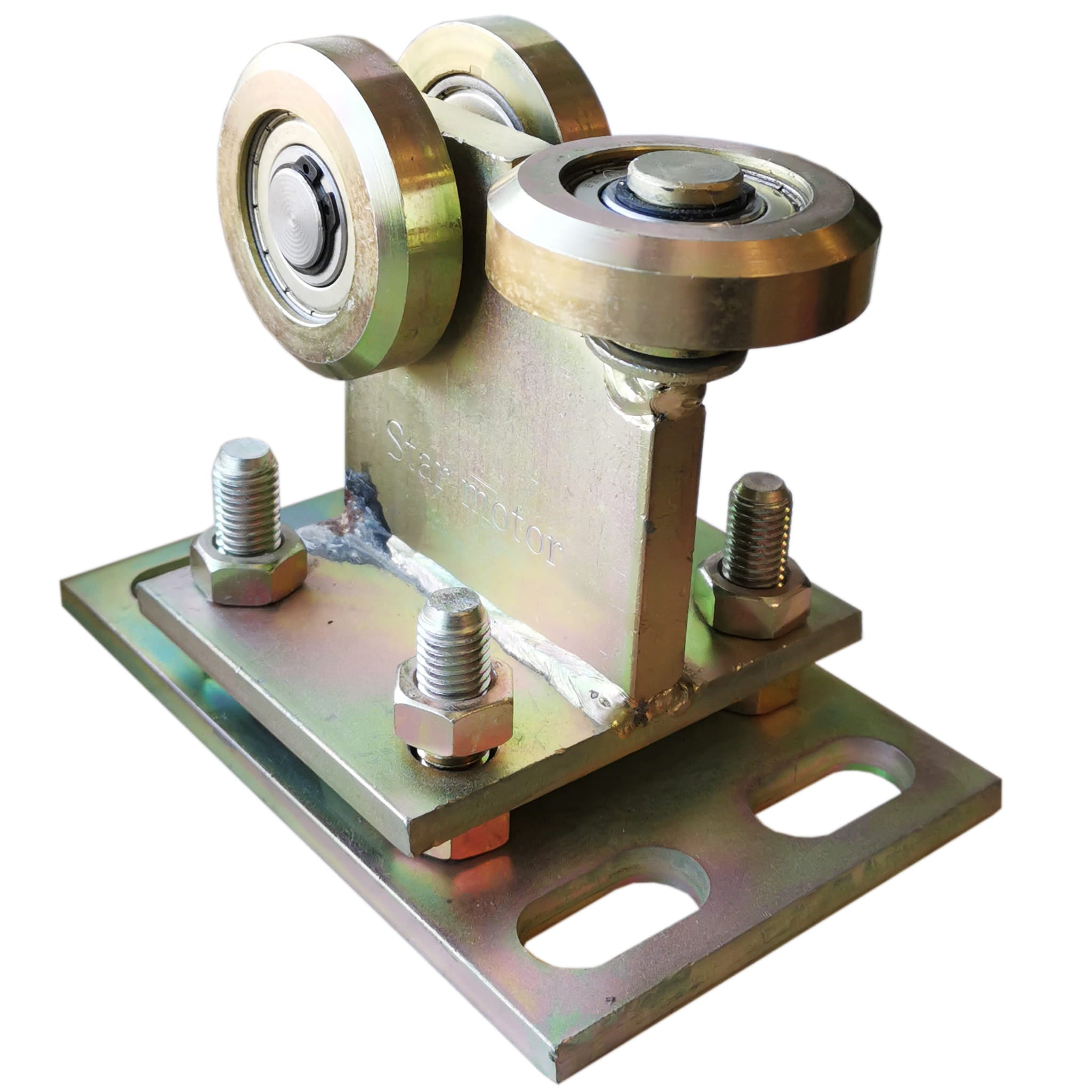 3-Roller Adjustable Gate Cart | Profile 80x80 350kg Capacity | 60.004