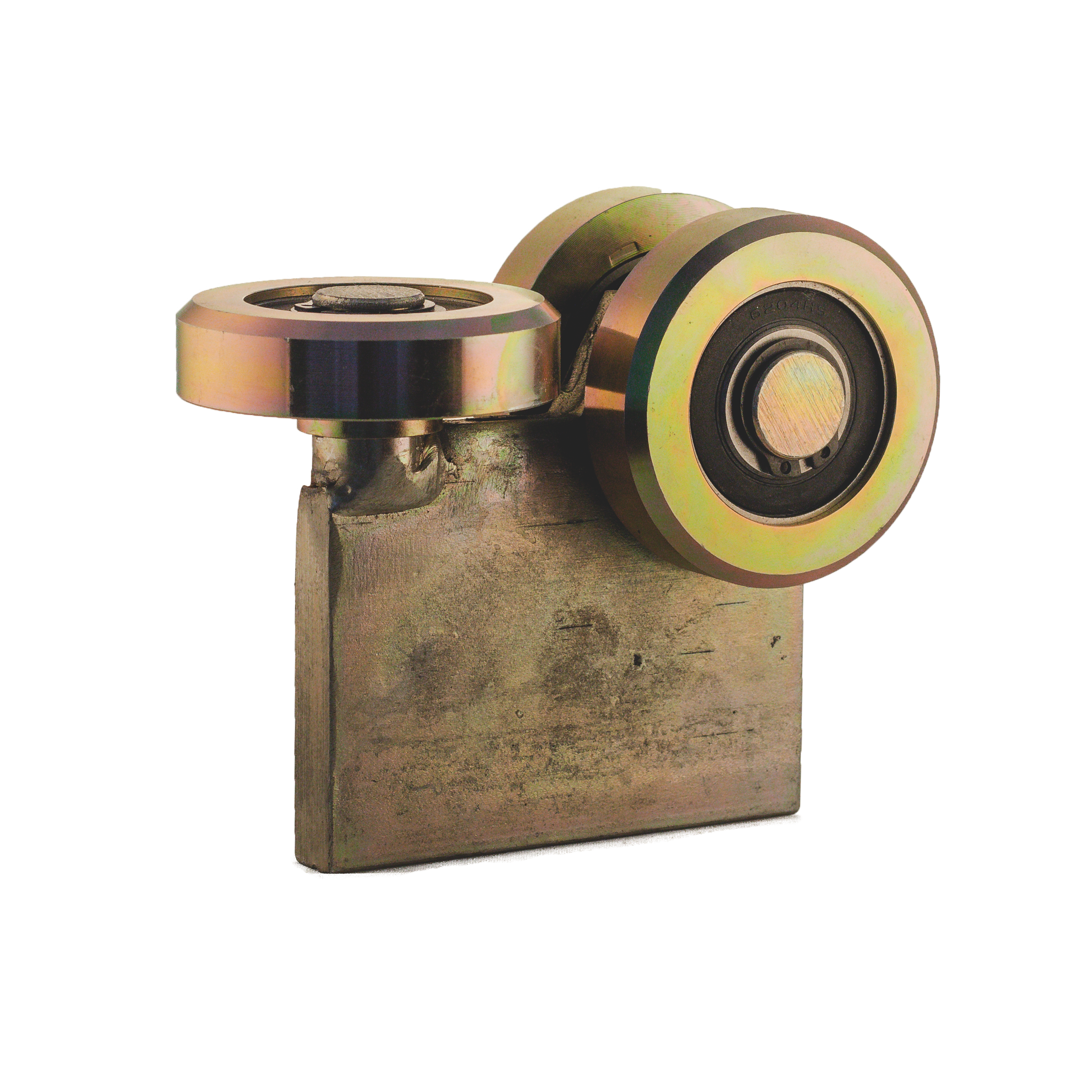 3-Roller Gate Cart for Welding | 80mm Profile | Raw Steel | 350kg Capacity | 60.004PS