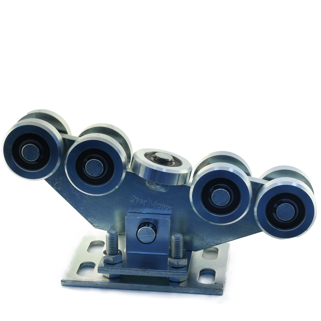 Reinforced Kit for Heavy Gates 80x80 | 2x Gate carriage 9-Roller | Load capacity 1000kg