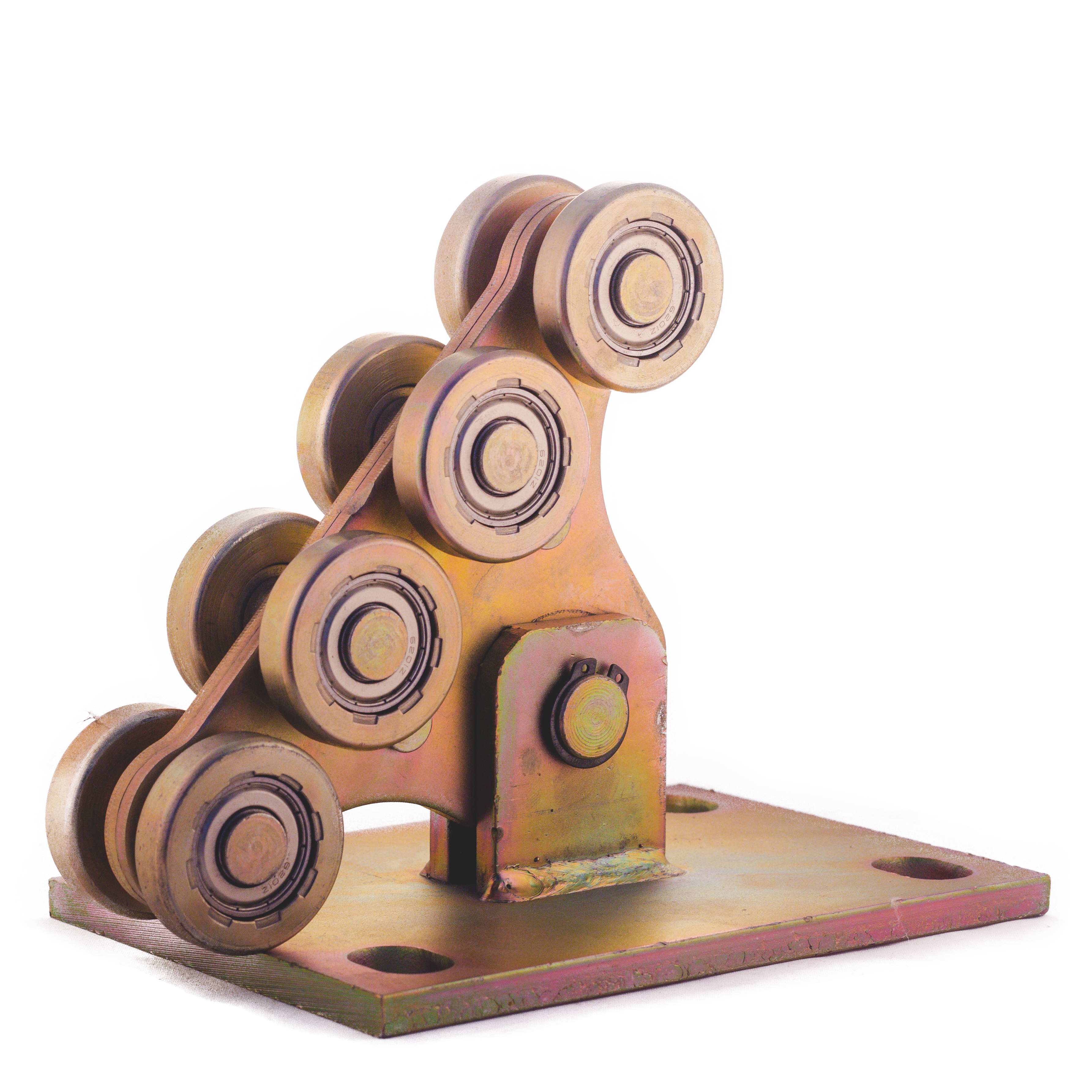 8-Roller Fixed Height Gate Cart | Profile 55mm | 600kg Capacity | 60.009