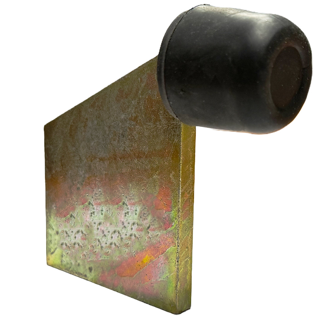 Star Motor Heavy Duty Gate Bumper – 9.6cm High, For Welding Galvanized Steel (Gold)