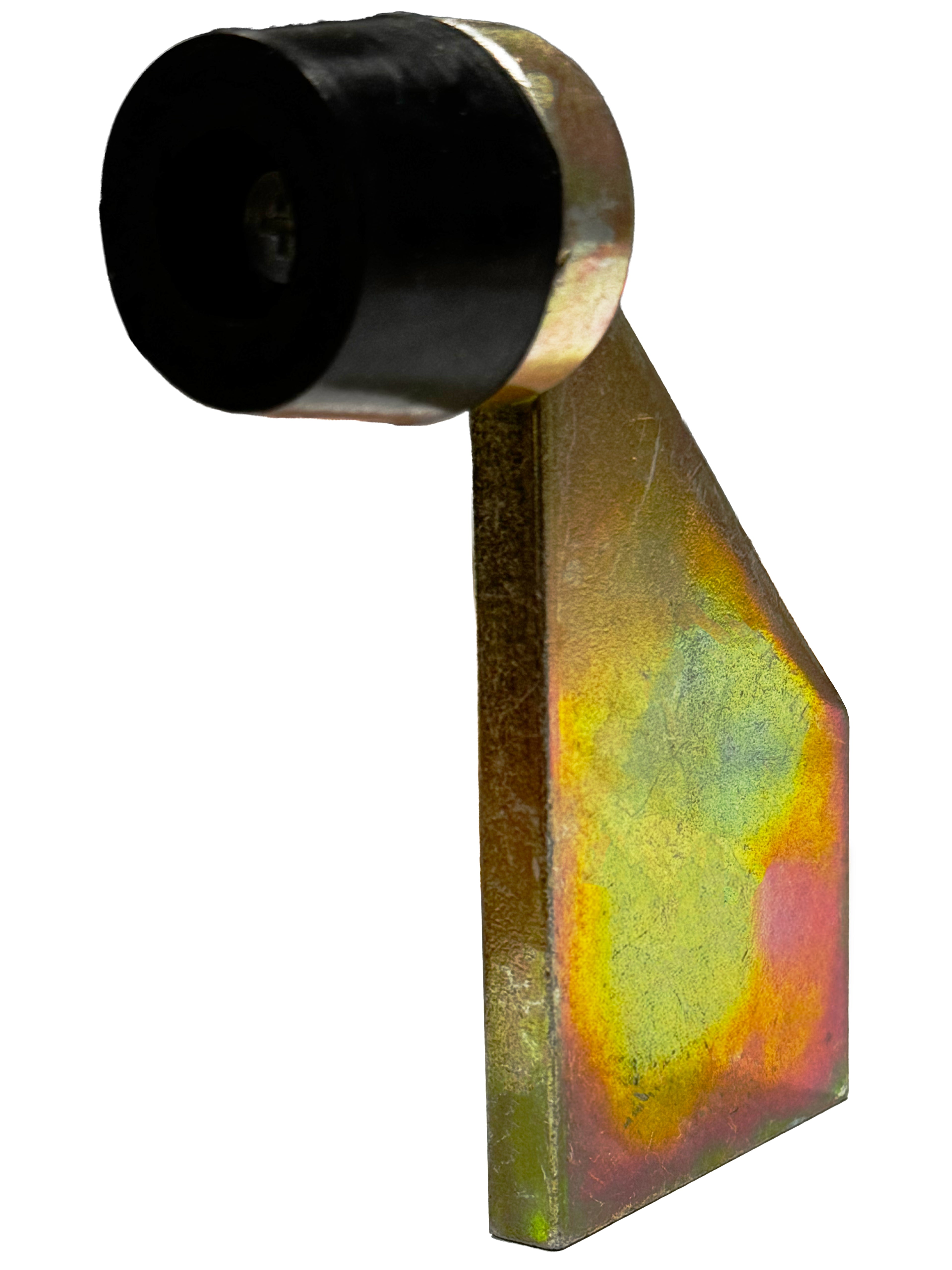 Star Motor Heavy Duty Gate Bumper – 8cm High, For Welding Galvanized Steel (Gold)