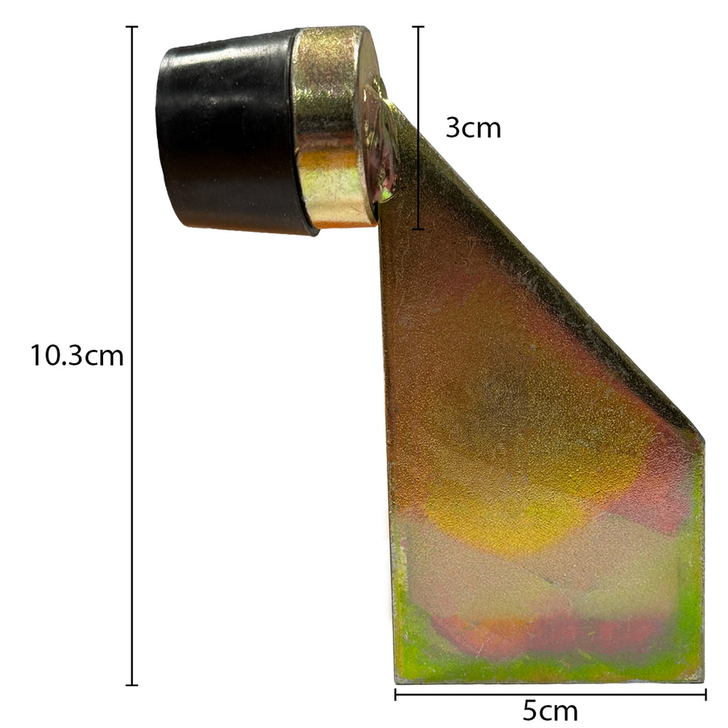 Star Motor Heavy Duty Gate Bumper – 8cm High, For Welding Galvanized Steel (Gold)