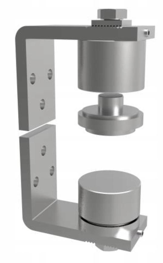 Heavy-Duty Bearing Hinge Set Complete | 400kg Capacity 50mm Pin | BWHL50+TWHL50