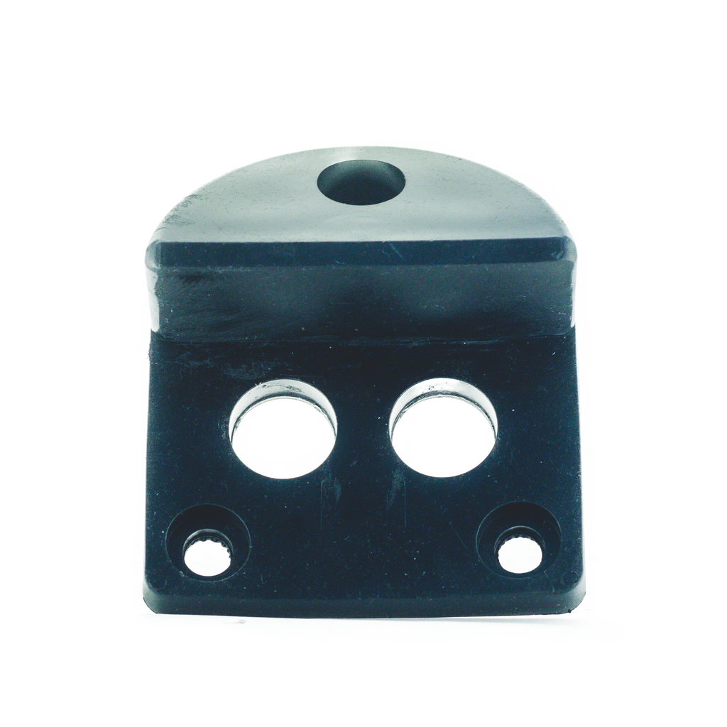 Rubber Stopper Central for gates Swing Steel Base | 03