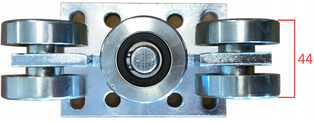 Gate carriage 5-Roller for gates | Profile 60x60 fixed height | Load capacity 300kg | W5BR60 | S