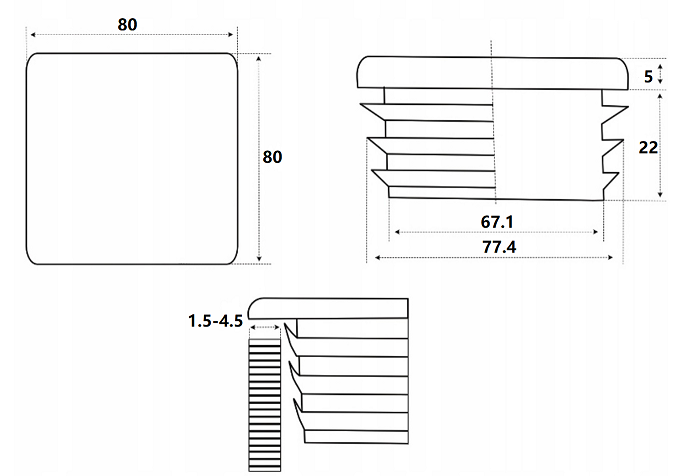 8-Roller Gate Cart Set with Adjustment | 80x80 Profile Load Capacity 1000kg | W8R80-SET-A9S - Image 18